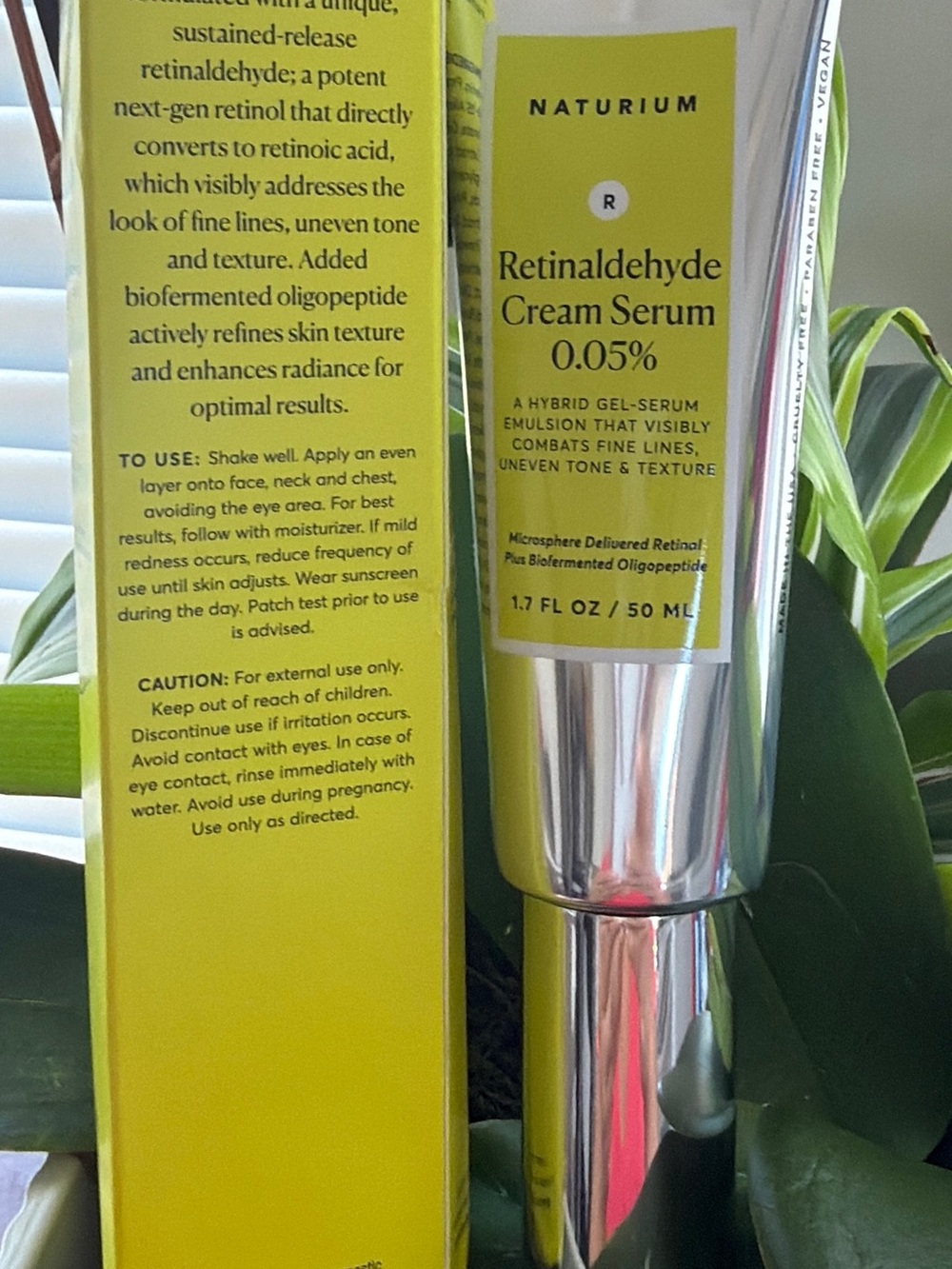 Naturium Retinaldehyde Cream Serum 0.05% - Yellow